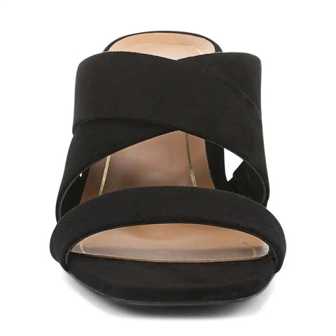 Merlot Heeled Slide Sandal