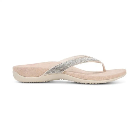 Dillon Shine Toe Post Sandal