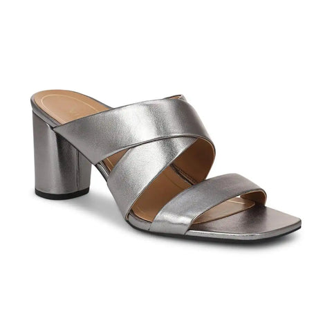 Merlot Heeled Slide Sandal