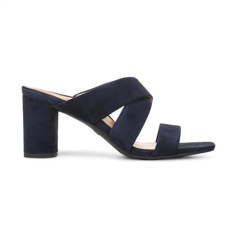 Merlot Heeled Slide Sandal