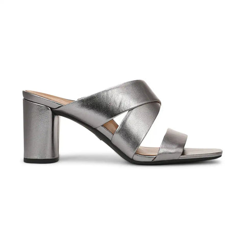 Merlot Heeled Slide Sandal