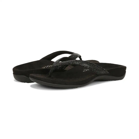Dillon Shine Toe Post Sandal