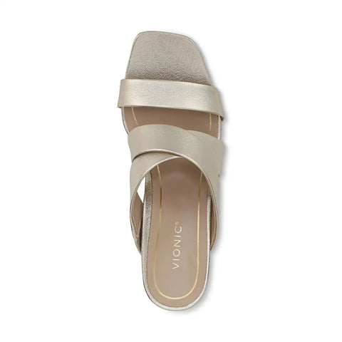 Merlot Heeled Slide Sandal