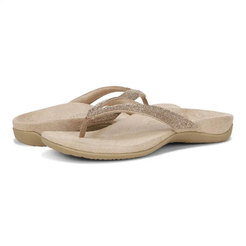 Dillon Shine Toe Post Sandal