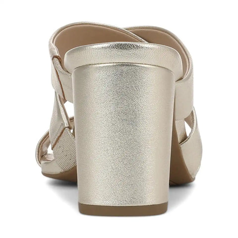 Merlot Heeled Slide Sandal