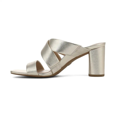 Merlot Heeled Slide Sandal