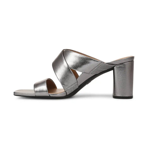 Merlot Heeled Slide Sandal