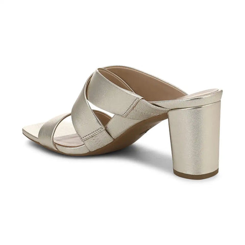 Merlot Heeled Slide Sandal
