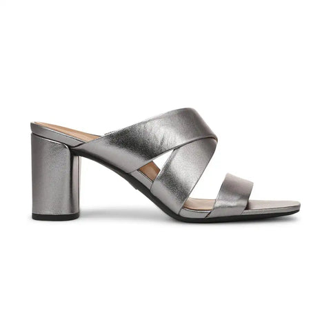Merlot Heeled Slide Sandal