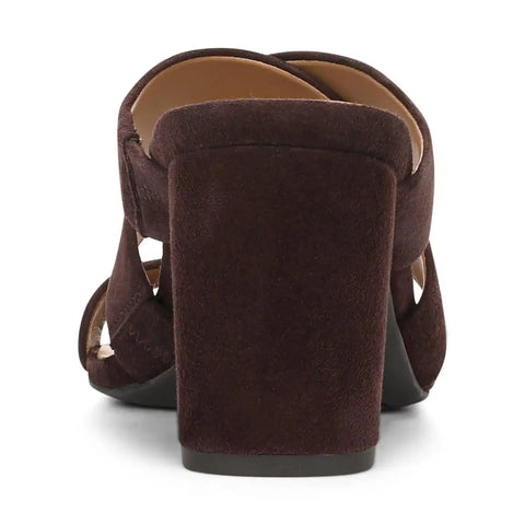 Merlot Heeled Slide Sandal