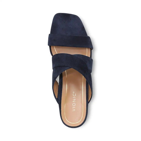 Merlot Heeled Slide Sandal