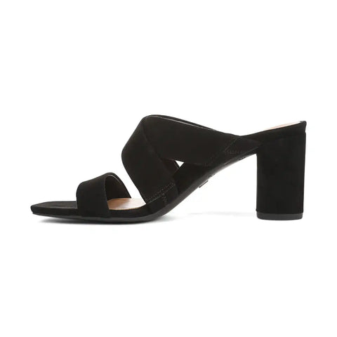 Merlot Heeled Slide Sandal