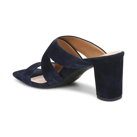 Merlot Heeled Slide Sandal