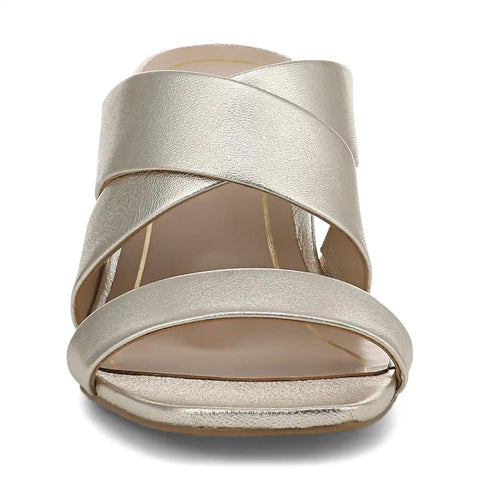 Merlot Heeled Slide Sandal