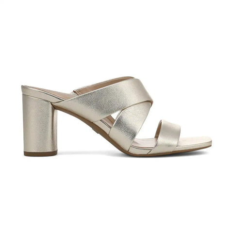 Merlot Heeled Slide Sandal