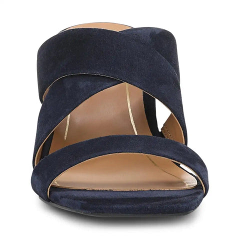 Merlot Heeled Slide Sandal