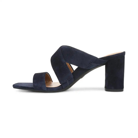 Merlot Heeled Slide Sandal