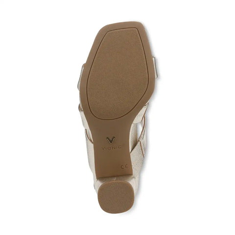 Merlot Heeled Slide Sandal